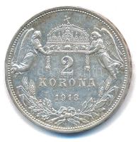 1913KB 2K Ag "Ferenc József" T:XF kis ph., patina Adamo K6