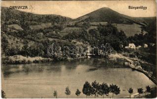 1917 Oravica, Oravita; Bányavölgy. Weisz Félix kiadása / mine valley, lake (EK)