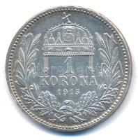 1915KB 1K Ag "Ferenc József" T:AU Adamo K5.1