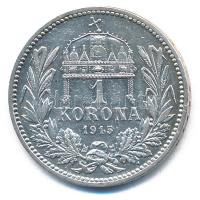 1915KB 1K Ag "Ferenc József" T:XF Adamo K5.1