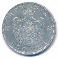 Románia 1944. 500L Ag "I. Mihály" T:XF kis ph
Romania 1944. 500 Lei Ag "Mihai I&quot...