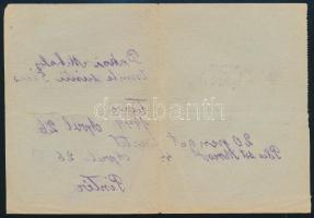 1944 Pilisszentkereszt, tehén fedeztetési jegy