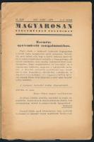 1937 "Magyarosan" nyelvművelő folyóirat VI. évf. 3-4. sz., 1937. márc.-ápr. Szerk.: Zsirai...