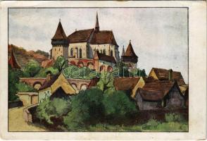 Berethalom, Birthälm, Biertan; Kirchenburg Großau begonnen im Jahre 1500 / Evangélikus erődtemplom / Lutheran castle church s: Trude Schullerus (EK)