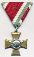 1923. &quot;III. osztályú Legénységi Szolgálati Jel&quot; aranyozott és ezüstözött bronz kitüntetés mellszalaggal T:AU,XF Hungary 1923. &quot;Distinction for Long Service for the Soldiers, 3rd Class&quot; gold-plated and silver-plated bronze decoration with ribbon C:AU,XF  NMK 357.