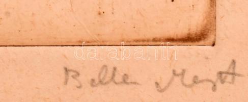 Balla Margit (1947-): Nagymamánál. Rézkarc, papír, jelzett, Sorszámozott 49/100 Üvegezett keretben 3...