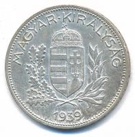 1939. 1P Ag T:AU,XF patina Adamo P6