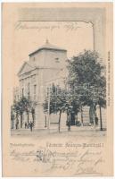1902 Aranyosmarót, Zlaté Moravce; Takarékpénztár. Brunczlik Imre kiadása / savings bank