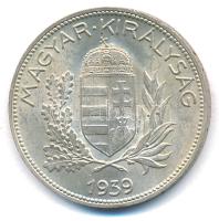 1939. 1P Ag T:XF patina Adamo P6