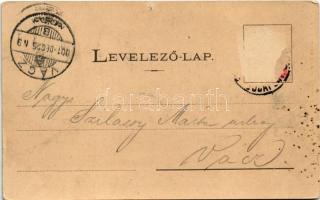 1901 Arad, Erzsébet királyné (Sissi) emlékmű. Kerpel Izsó kiadása, Honisch L. felvétele / Empress El...