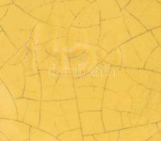 Iparművészeti Vállalat ikebana váza, formaszámmal jelzett, hibátlan, d: 13 cm, m: 9 cm