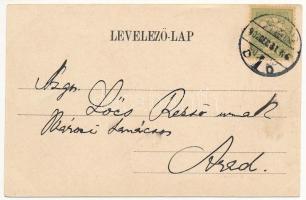 1902 Arad, Nyári színház, Nemzeti színház, Zilahy Gyula igazgató. Bloch H. kiadása / summer theatre,...