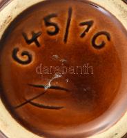 Retro német kerámia váza, jelzéssel, hibátlan, m: 17 cm