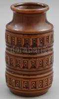 Retro német kerámia váza, jelzéssel, hibátlan, m: 15,5 cm