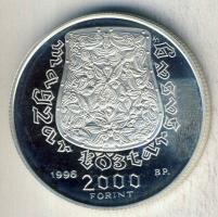 1996. 2000Ft Ag "Honfoglalás 1100. évfordulója" T:PP Csak 5000db!