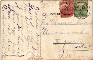 1918 Pribékfalva, Pribilesti (Máramaros); Teleki kastély. Secfehlner J. L. kiadása / castle (fl)