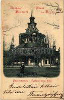 1899 (Vorläufer) Buziás, Étkező termek. Herrling Károly kiadása / Restaurations-Säle / restaurant hall (EK)