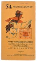 cca 1939 Freytag & Berndt Auto-Strassenkarten 54: Targu-Mures / Marosvásárhely és környékének au...