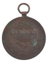 1914. "Ferenc József Bronz Vitézségi Érem" bronz kitüntetés mellszalag nélkül. Szign.: Tau...
