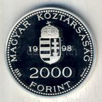 1998. 2000Ft Ag "Integráció az EU-ba - EURO II" T:PP