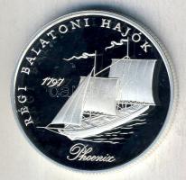 1998. 2000Ft Ag "Régi balatoni hajók II-Phoenix" T:PP Csak 10.000db!