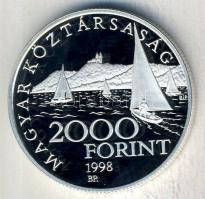 1998. 2000Ft Ag "Régi balatoni hajók II-Phoenix" T:PP Csak 10.000db!