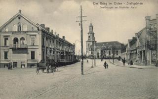 Nesterow (Stallupönen) with war-damaged buildings