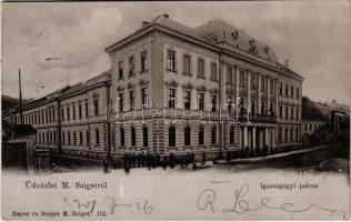 1901 Máramarossziget, Sighetu Marmatiei; Igazságügyi palota. Mayer és Berger 112. / palace of justice