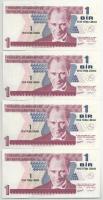 Törökország 2005. 1L (7db) sorszámkövető T:UNC
Turkey 2005. 1 Lira (7pcs) consecutive serials C:UNC...