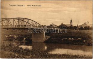 Kisjenő, Kis-Jenő, Chisineu-Cris; Fehér Körös hídja / raul Crisul Alb / bridge