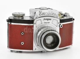 Ihagee Exakta Dresden fényképezőgép Schneider Kreuznach Xenar f.2,8 F=5cm objektívvel, nincs kipróbá...