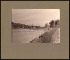 cca 1925 Hausamann photographer Heiden, hidegpecséttel jelzett, vintage fotó ezüst zselatinos fotópapíron, 11,8x16,6 cm, karton 20,6x23,8 cm