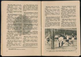 1955 Ausztria- Magyarország labdarúgó mérkőzés meccsfüzet, 31p / Austria-Hungary Football match book...