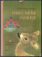 Fazekas Anna: Öreg néne őzikéje. Róna Emmy rajzaival. Bp., 1965, Móra. Kiadói félvászon-kötés, kissé sérült borítóval, néhány kissé foltos lappal.