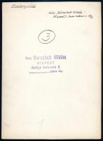 cca 1936 Korschelt Miklós (1900-1982) budapesti festő- és fotóművész hagyatékából 1 db vintage fotó ...