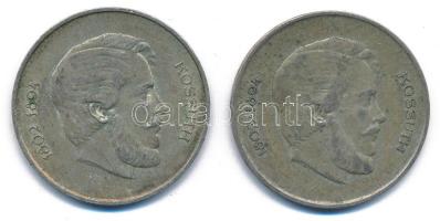 1947. 5Ft Ag "Kossuth" (2x) T:XF,VF patina  Adamo F8.1