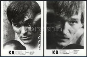 cca 1978 ,,K. O." című magyar film jelenetei és szereplői (köztük Cserhalmi György, Juhász Jáci...