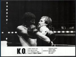 cca 1978 ,,K. O." című magyar film jelenetei és szereplői (köztük Cserhalmi György, Juhász Jáci...