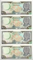 Szíria 1998. 500P (4db) T:UNC Syria 1998. 500 Pounds (4pcs) C:UNC Krause P#111