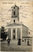 1914 Tornya, Turnu; Római katolikus templom / Cahtolic church (vágott / cut)