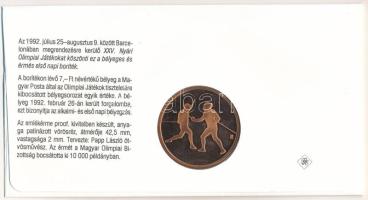 Magyarország 1992. Papp László (1947-) "Barcelonai Olimpia - Magyar Csapat / Vívás" kétold...