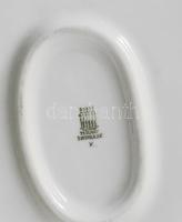 Zsolnay agár, kézzel festett, jelzett (tervező: Markup Béla), hibátlan, m: 26 cm