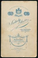 ca 1910 Székely Aladár (1870-1940) budapesti fényképészeti műintézetében készült hölgy portré, kemén...