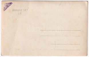 Brassó, Kronstadt, Brasov; síelők csoportképe, téli sport / group of skiers, winter sport. Foto Adle...