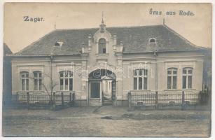 Zágor, Rode, Roden, Zagar; községháza / town hall. photo