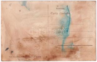 Holtövény, Halchiu; Biserica si cimitirul rom. / Román templom és temető / Romanian church and cemet...