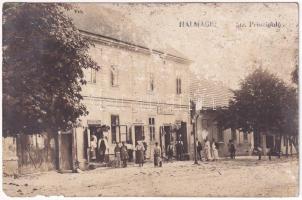 1933 Nagyhalmágy, Halmagiu; Str. Principala / Fő utca, üzletek / main street, shops. photo (b)