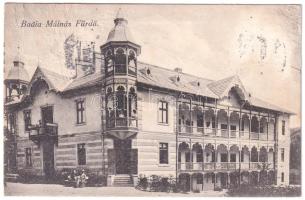 1922 Málnásfürdő, Malnas Bai; fürdő / spa, bath (lyuk / pinhole)