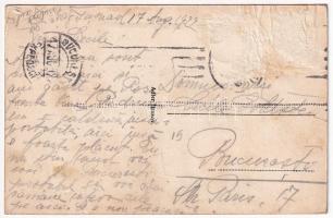 1922 Málnásfürdő, Malnas Bai; fürdő / spa, bath (lyuk / pinhole)