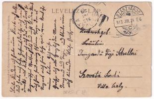 1913 Szászváros, Broos, Orastie; Ev. Pfarrhaus / Evangélikus paplak / Lutheran parish (r)